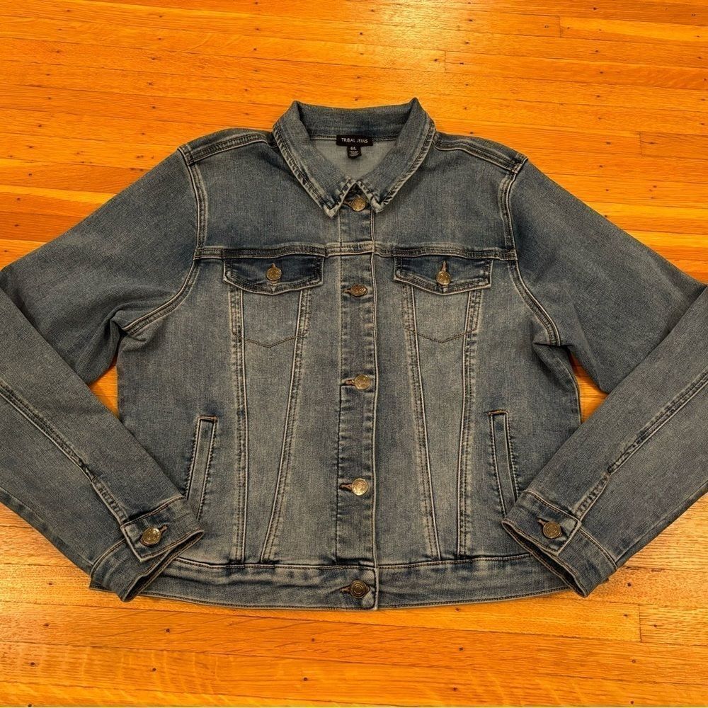 Tribal Jeans blue denim jacket